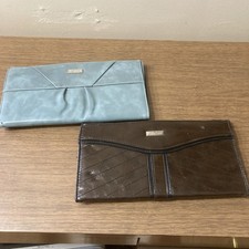two Miche handbag shell only gray and brown