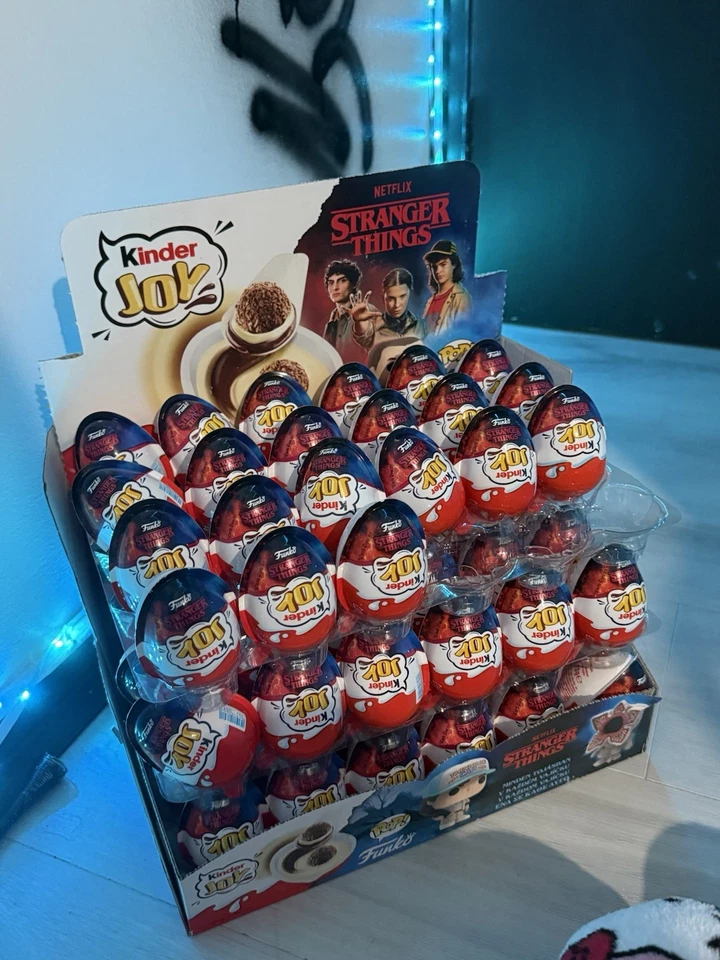 Kinder Joy Funko Pop Stranger Things New collection of kinder eggs
