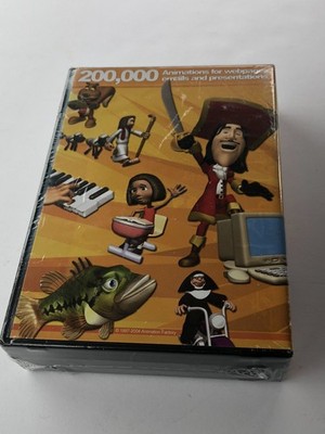 Animation Factory Essential Collection 2.0 EC-2.0 New Sealed 5 CD Kids Web Email