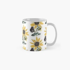 Sunflower blossoms in sunshine  Classic Mug , Gift For Family