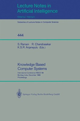 Knowledge Based Computer Systems S. Ramani (u. a.) Taschenbuch x Englisch 1990
