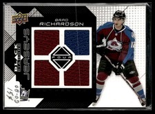 2008-09 Upper Deck Black Diamond Jerseys Quad Brad Richardson Los Angeles Kings