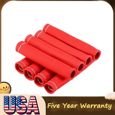 8X 2500° Spark Plug Wire Boots Protector Sleeve Heat Shield Cover For LS1/LS2 .