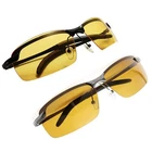 Men Polarized Driving Sunglasses Night for Vision Glasses Goggles Reduce for Gla