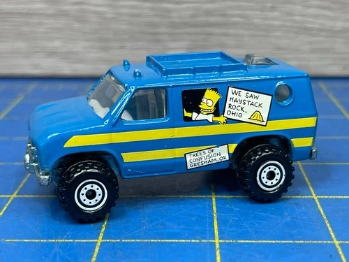 Vintage Hot Wheels 1990 Simpsons Family Camper Van #9113 Scene Machines GREAT!
