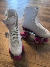 Chicago Skates Women  s US 6 Pink And White Roller Skates New With Tags No Box 