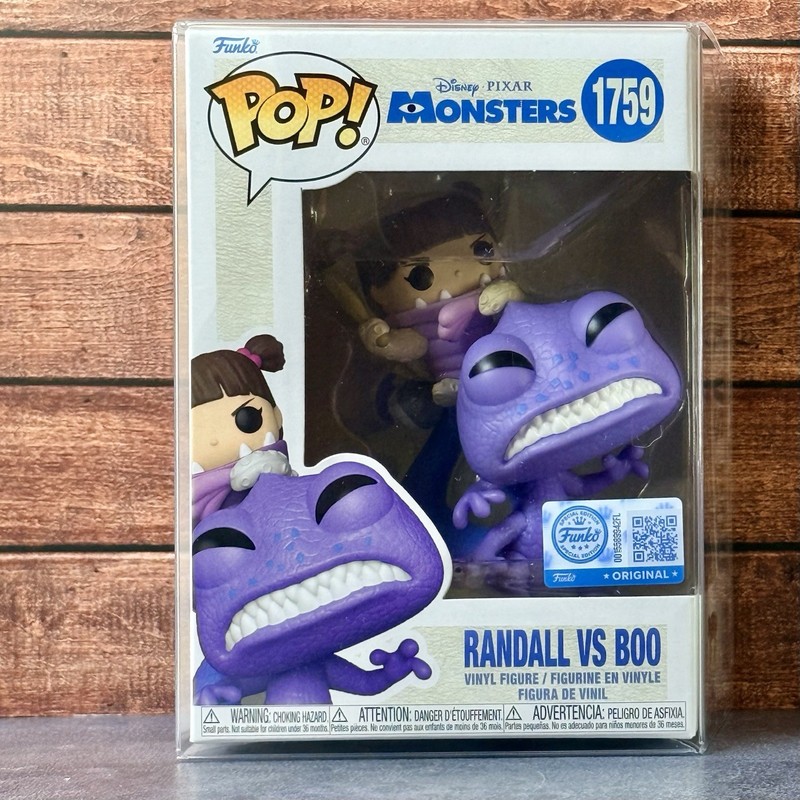 Funko Pop 1759 Randall vs Boo Special Edition “Pixar monsters” In Protector
