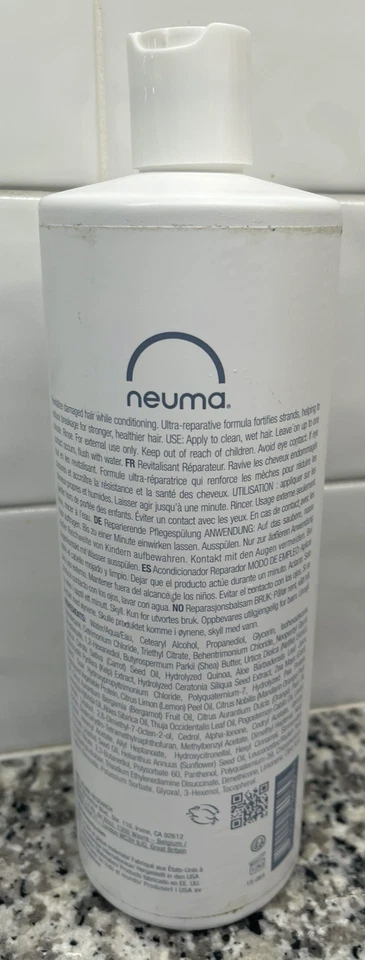 NEUMA Neu Acondicionador Reparador 32 OZ Tamaño Litro Con Colágeno Vegetal/Algas Marinas Foto 2 de 4