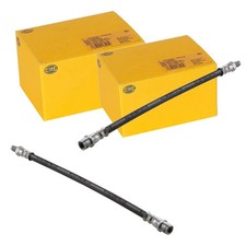 2X HELLA BREMSSCHLAUCH 280mm HINTEN passend für MERCEDES C-KLASSE CLC-KLASSE CLK