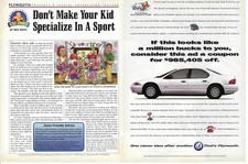 1996 Plymouth Breeze Sedan Car Kid Specialize In A Sport Vintage Print Adposter