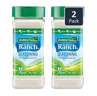 2 Pack - Hidden Valley Original Ranch Salad Dressing and Seasoning Mix (16 oz.)