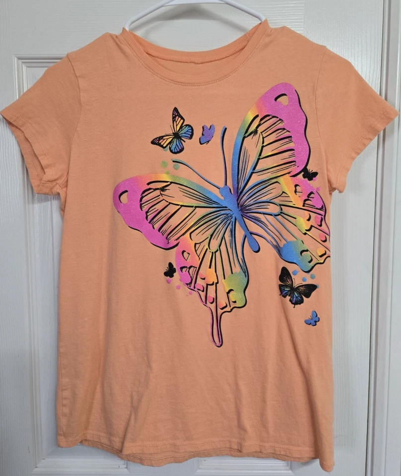 *4* Girls The Children's Place Short Sleeve Graphic T-Shirts, Size XXL (16) - Image 4 of 4