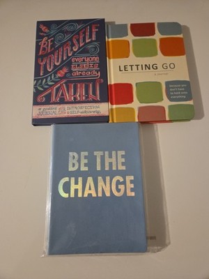 3 New Journal Notebooks Letting GO, GUIDED SELF DISCOVERY, AND BLANK Notebook