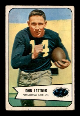 1954 Bowman #128 John Lattner RC VG X3254120