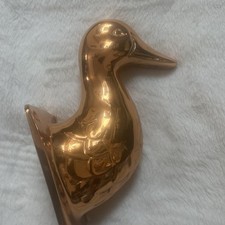 VINTAGE COPPER DUCK HEAD COAT RACK HOOK