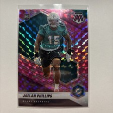 2021 Panini Mosaic #350 Jaelan Phillips Pink Camo