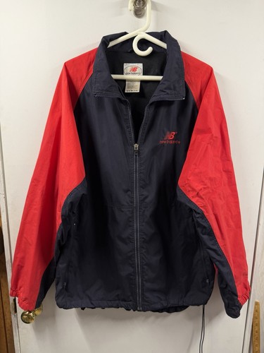New Balance, Vintage New Balance Red Blue Windbreaker Jacket Men’s Large Tall 90s Taiwan