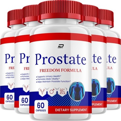 (5 Pack) Prostate Freedom Supplement for Men   ProstateFreedom Pills Advanced