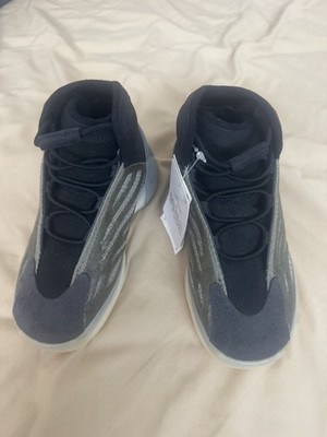 Adidas Yeezy QNTM Barium Infant FZ1301 Black Grey YZY Quantum Size 10 Baby Kids