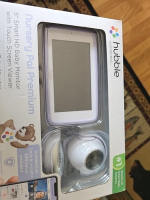 Hubble Connected Nursery Pal Premium 5'' Smart HD Baby Monitor with Touch Screen