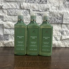 3 bath and body works white barn Eucalyptus Mint cleansing gel hand soap