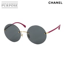 CHANEL Pharrell Williams Sunglasses Fuchsia Pink Round A71318 Sunglasses 902686