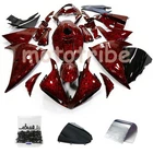Red Forged Carbon Fiber Fairings w/ Bolts For Yamaha YZF R1 2009 2010 2011 USA