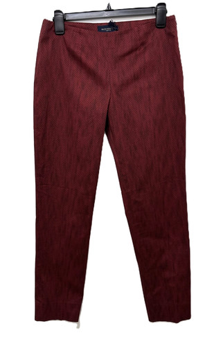 Piazza Sempione Emanuela Print Cotton Blend Capri Pants Made in Italy SZ.40 US-6
