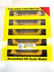 HO A-Line 47601-04 Twin Stack Container Cars TTX DTTX #63321  - 5 pack
