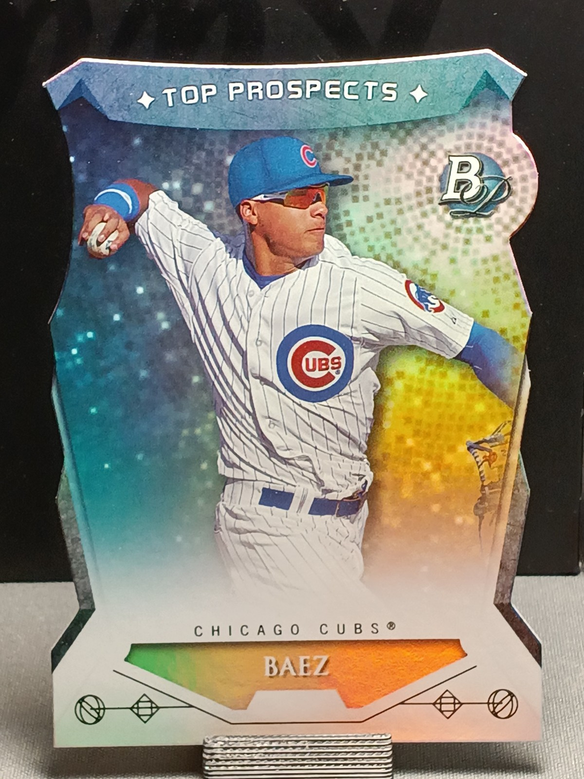 2014 Bowman Platinum Top Prospects Die-Cut TP-JB Javier Baez Chicago Cubs Rookie Card