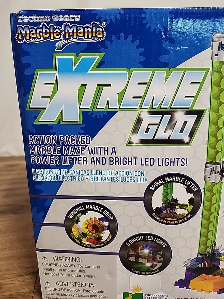 The Learning Journey Techno Gears Marble Mania - Extreme Glo 200+ pcs Glow Stem - Image 2 of 4