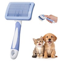 Diboniur KatzenbüRste HundebüRste, Selbstreinigende BüRste FüR Kurz- &Amp; Lan