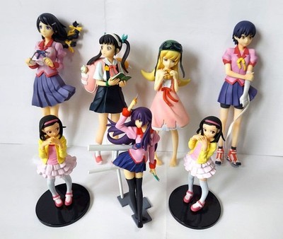 Bakemonogatari Nisemonogatari Figure Set Collectible Anime Figures Authentic