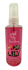 Bath  Body Works Pink Lily  Bamboo Travel Fragrance Mist 3 Oz