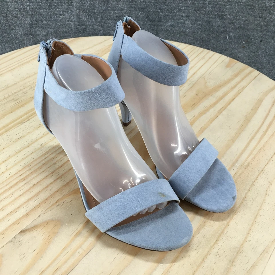 Style & Co Tacones de Vestido para Mujer 5.5 M Paycee Correa al Tobillo Azul Imitación Cuero NUEVO Foto 3 de 4