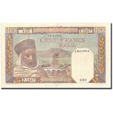 [#216387] Banknote, Algeria, 100 Francs, 1945, 1945-06-20, KM:85, UNC