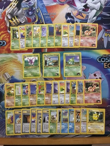 Vintage Pokemon Card Lot WOTC First Edition 39 Cards Nidoqueen Bulbasaur Fire