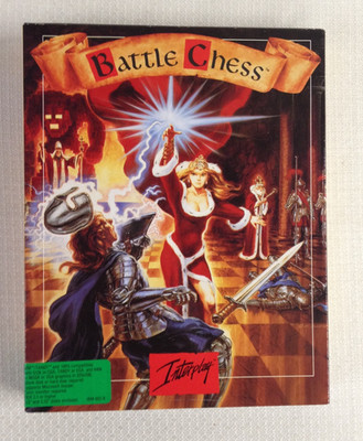 Battle Chess IBM Tandy PC Game Interplay 5.25  and 3.5'' Disks Vintage - READ