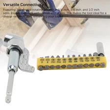 105 Degree Right Angle Drill Adapter Steel Right Angle Drill Attachment Bit