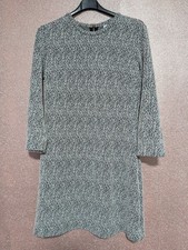 & Other Stories Black and White Mini Dress Size 14