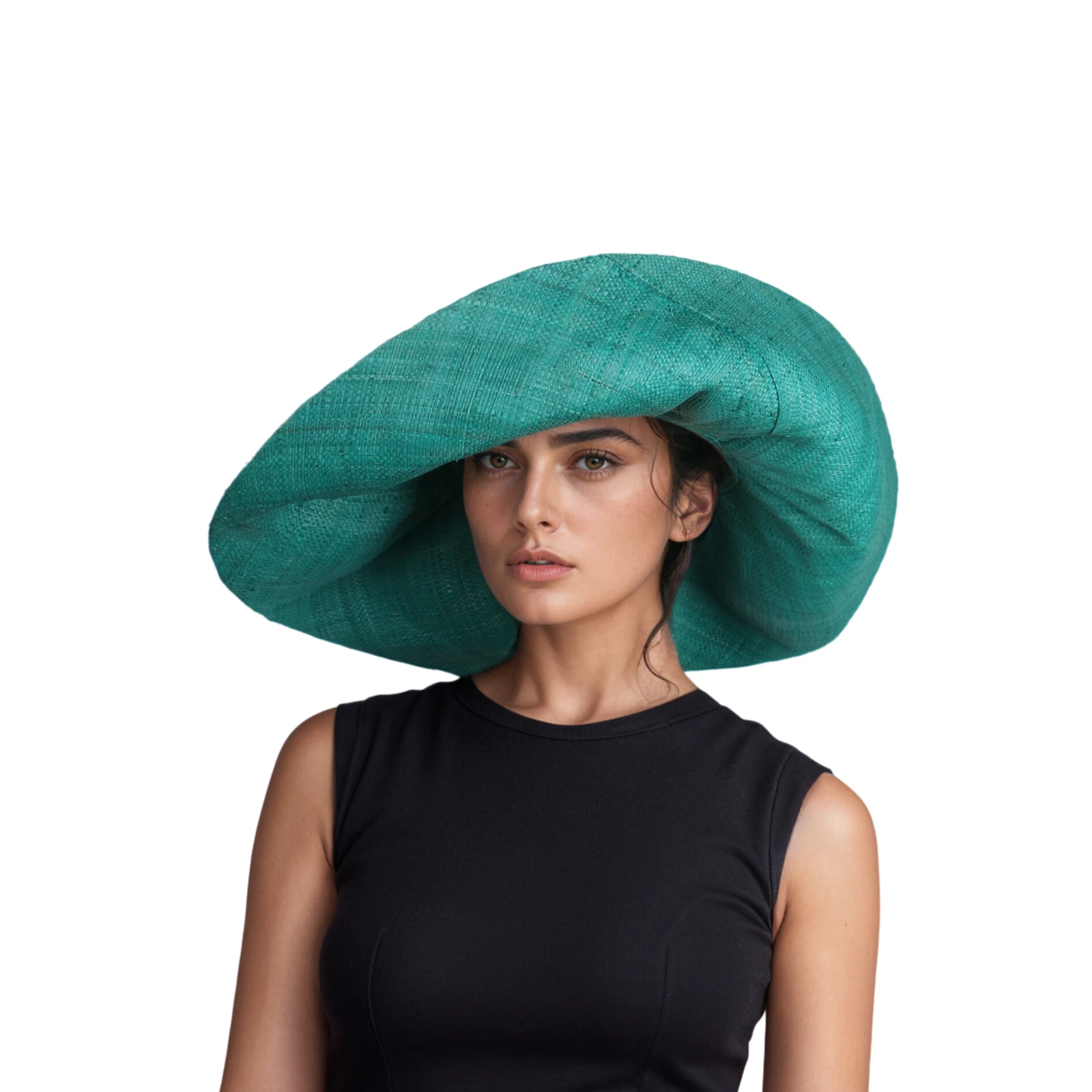 Women's Wide Brim Mimosa Sun Hat - Colorful Raffia Summer Sun Beach Straw Hat
Opens in a new window