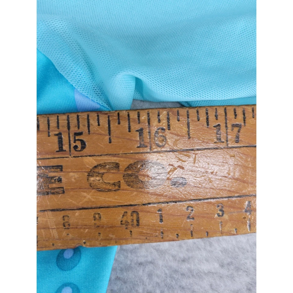 Disney Frozen Elsa Vestido Azul Brillante Lentejuelas Manga Larga SM MD Niños Disfraz Foto 4 de 4