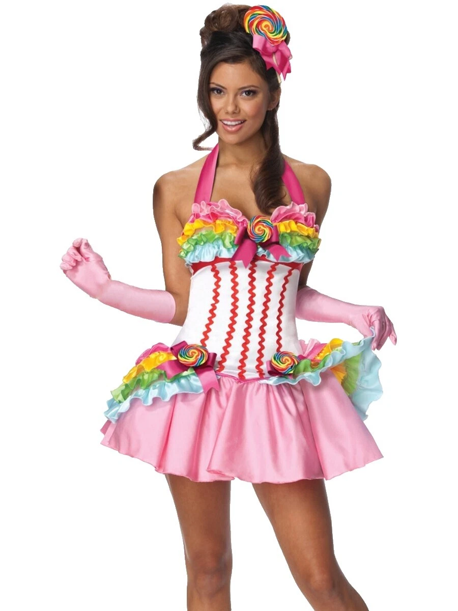 Traje completo dulces y golosinas disfraces para mujeres