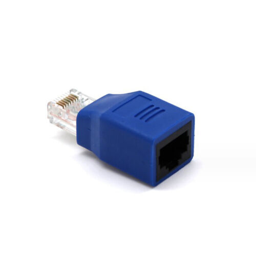 RJ45 M/F Crossover Adapter Male To Female Crossed Ethernet Cable Adaptor jj - Zdjęcie 4 z 11