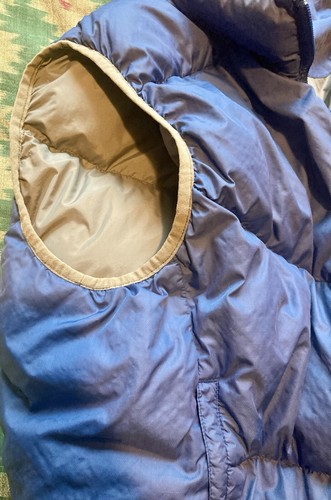 VTG Sierra Designs Puffer Vest Mens Medium Blue Goose Down 80/20 Fill 4 Pockets - Picture 12 of 12
