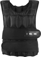 ISE Gilet lesté Poids Gilets pour Poids Entrainement Musculation Exercice 