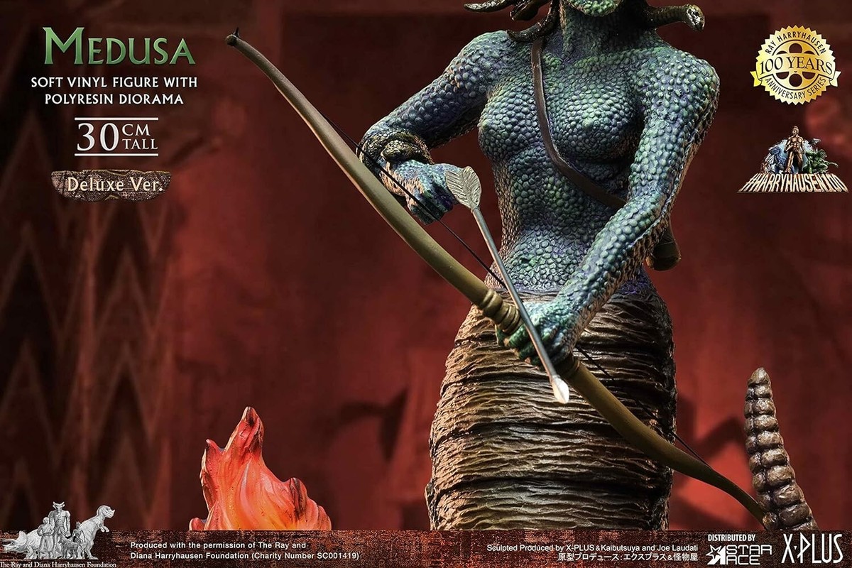 CLASH OF THE TITANS~MEDUSA~STATUE~RAY HARRYHAUSEN'S 100TH CLASH OF THE TITANS~MEDUSA~STATUE~RAY HARRYHAUSEN'S 100TH