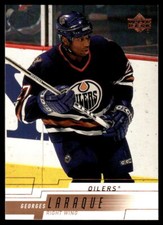 2000-01 Upper Deck #301 Georges Laraque Edmonton Oilers Hockey Card