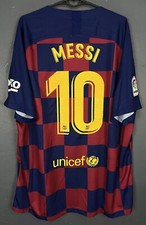 CAMISETA FUTBOL HOMBRE FC BARCELONA 2019/2020 LEO MESSI TALLA 2XL XXL