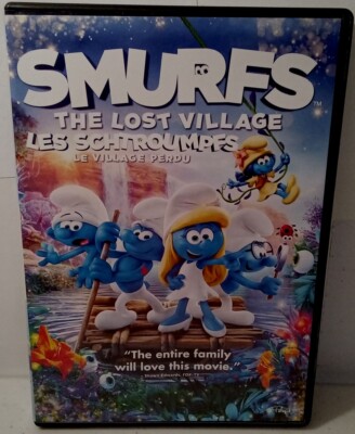 Smurfs The Lost Village  DVD USA duty-free
